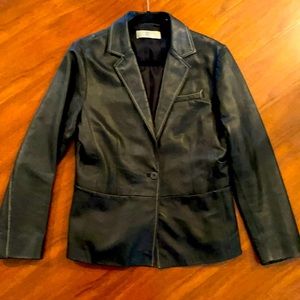 DKNY City Size 12 Leather Jacket